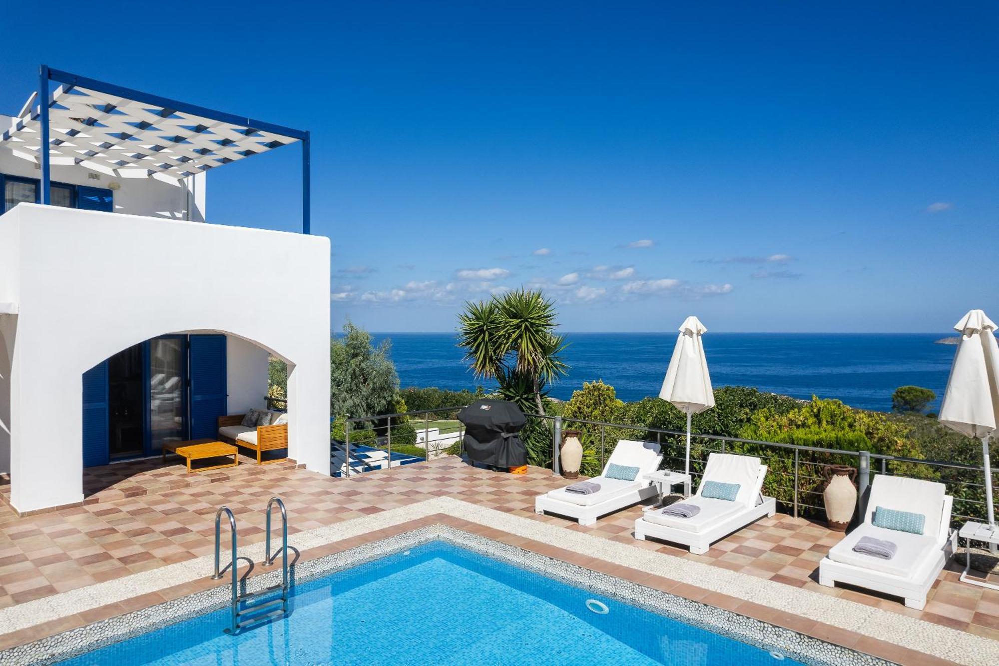 Villa Blanca Collection Kalathas Bagian luar foto