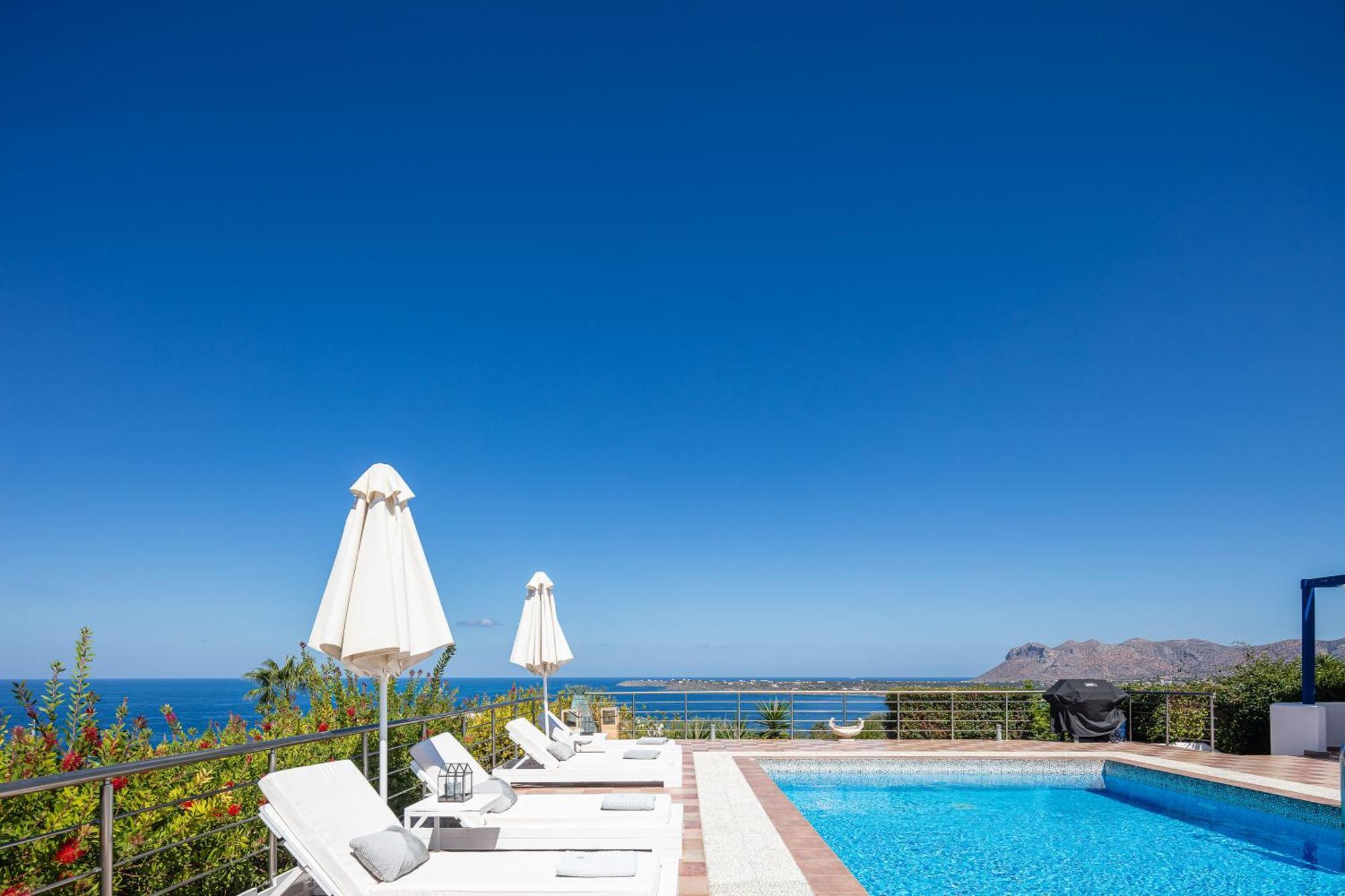 Villa Blanca Collection Kalathas Bagian luar foto